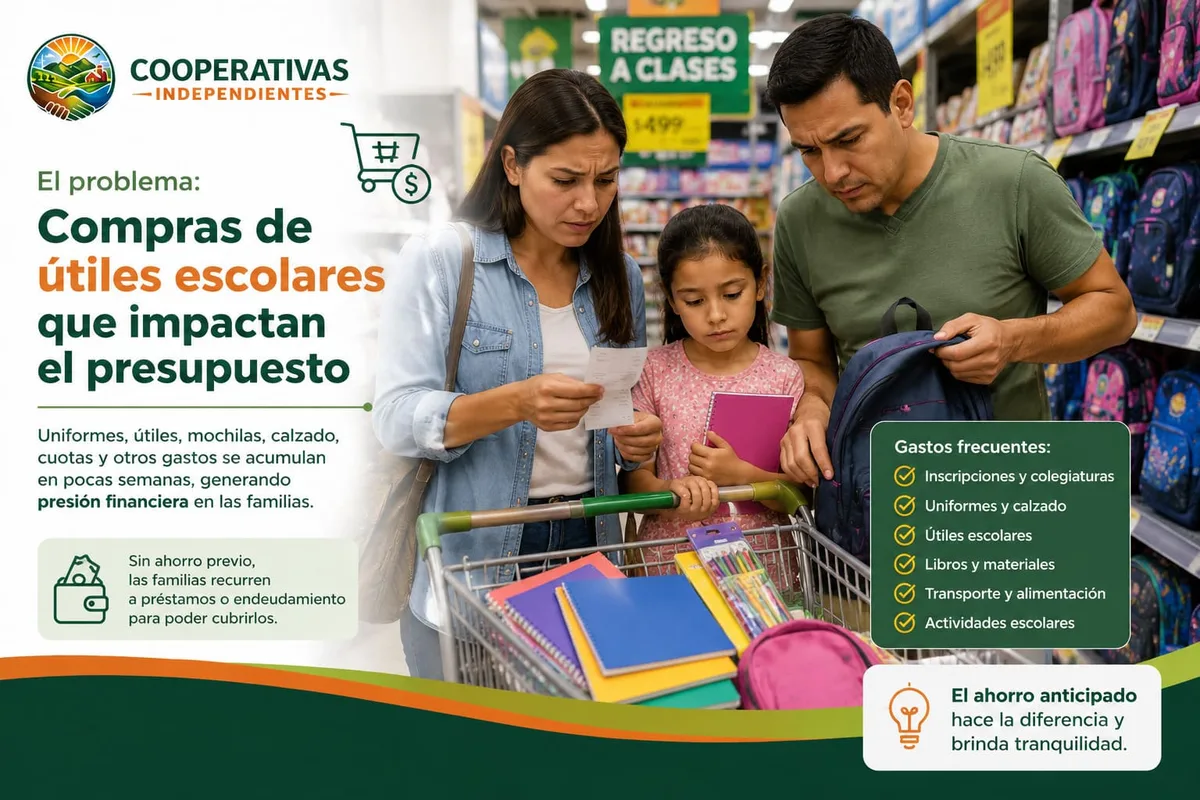 Compra de útiles escolares