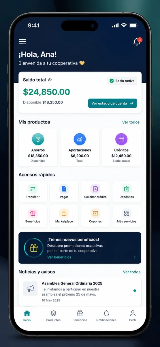 App SIPET para socios