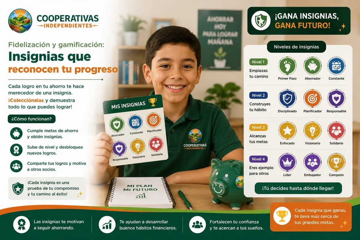 Insignias por avance de ahorro